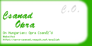 csanad opra business card